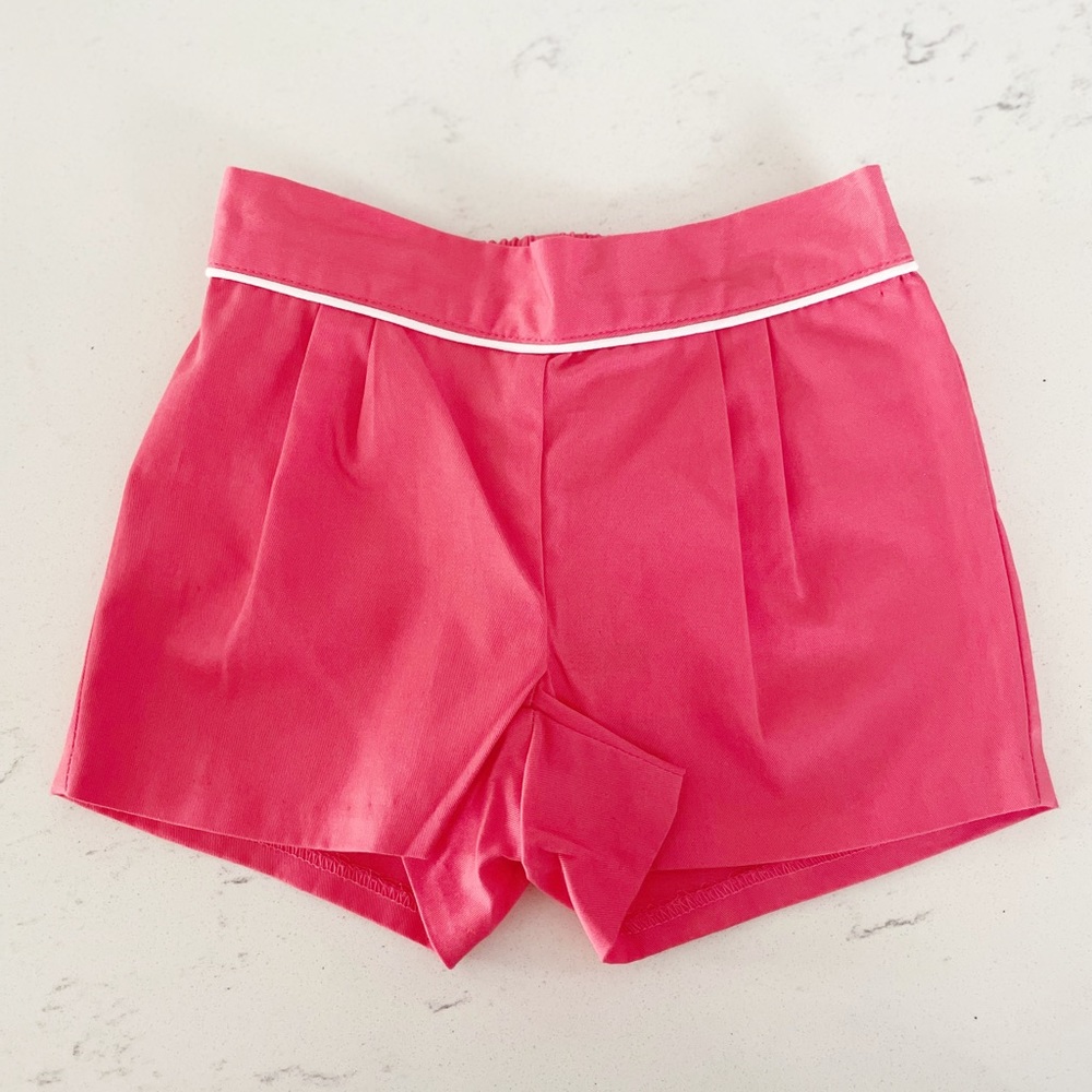 Janie And Jack Mauve Pink Summer So Refresh Shorts With Piping 3-6 Months NWT